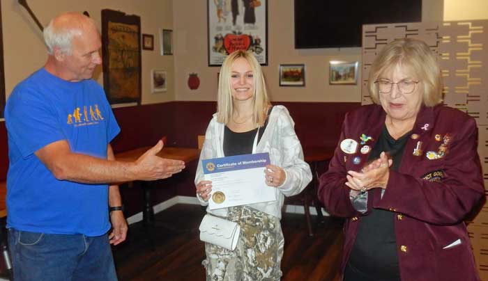 New member inducted