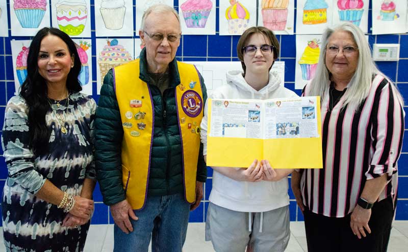 Easton Ludolff receives Lions District 29L Award